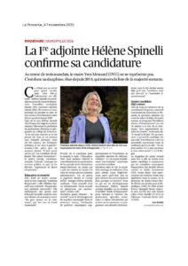 article de la Provence - Helene SPINELLI